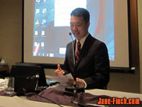 Paul Nguyen at the Association for Canadian Studies confernece in Montreal