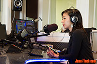 G98.7 FM host Jemeni G interviews Sue Chun
