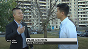 Paul Nguyen is interviewed on CBC