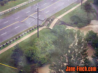 Finch Avenue flood, image 1